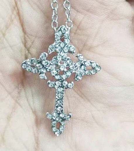 Fabulous Rhinestone Studded Cross
