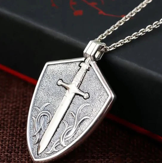 Sword and Shield Necklace