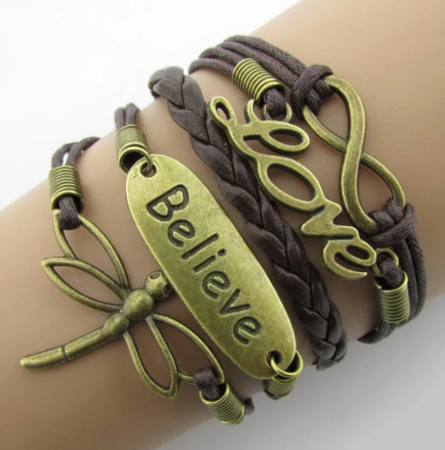 Infinity Love Believe Bracelet
