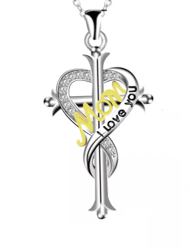 Infinite Love and Faith Cross Necklace