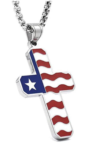 Cross Flag Necklace