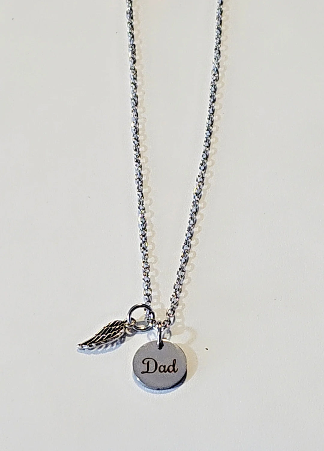 Dad Angel Wing Necklace