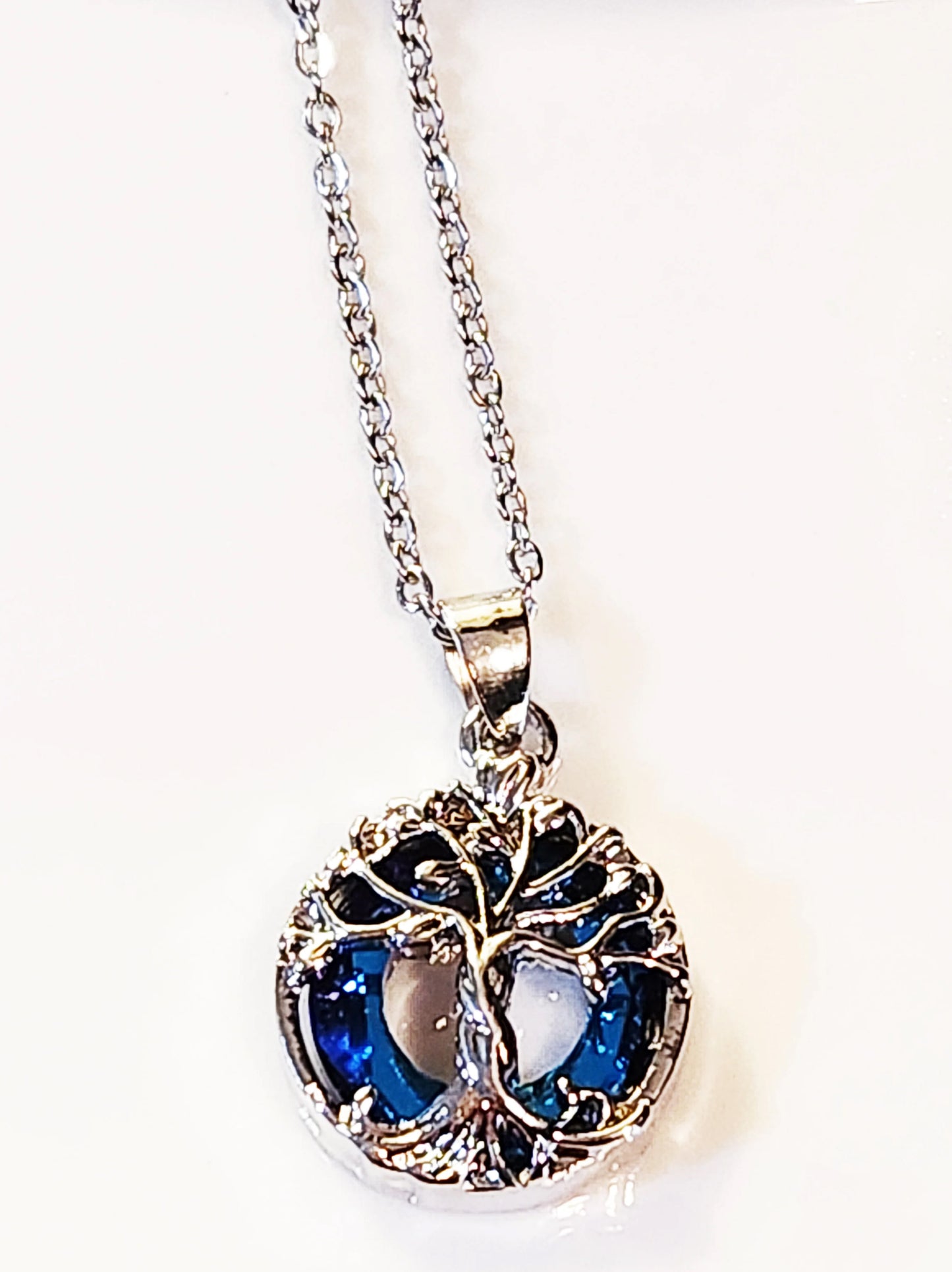 Iridescent Tree of Life Necklace