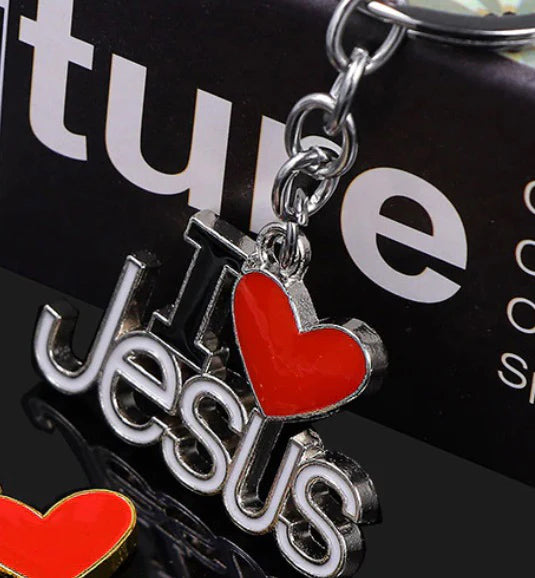 I Love Jesus Keychain