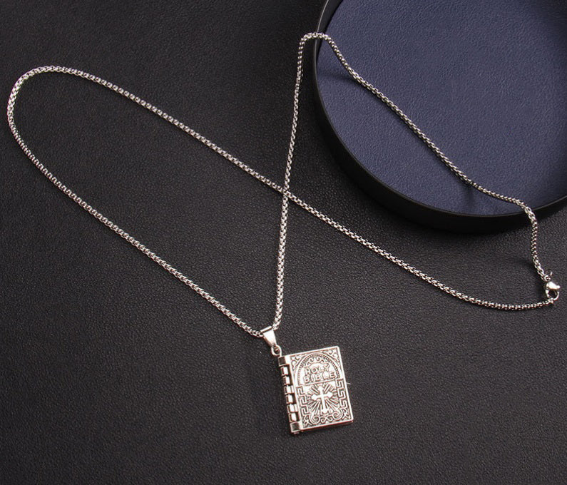 The Lord's Prayer Book Necklace