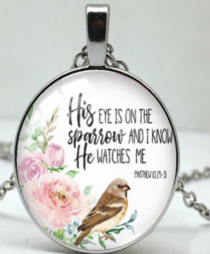 He Watches Over Me Necklace