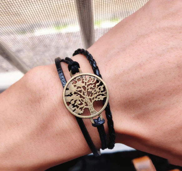 Tree of Life Corded Bracelet
