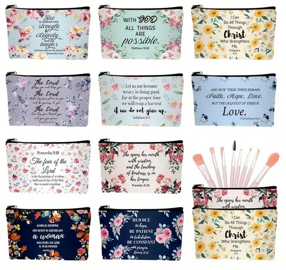 Multifunctional Bible Verse Love Bag - 1 Cor. 13:13