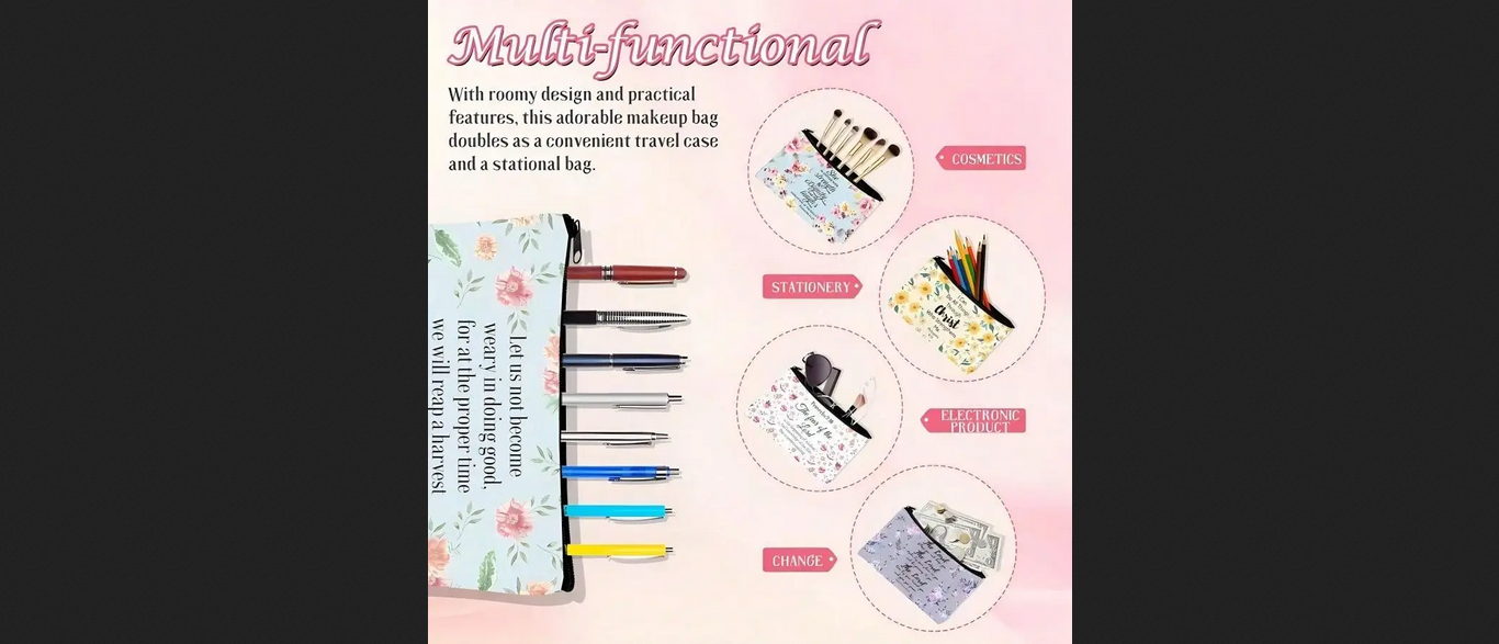 Multifunctional Bible Verse Love Bag - 1 Cor. 13:13