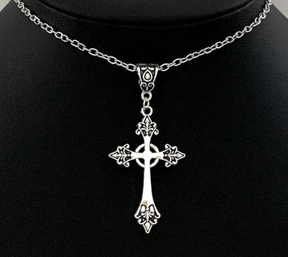 Decorative Celtic Cross Necklace