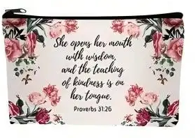 Multifunctional Bible Verse Bag - Prov. 31:26