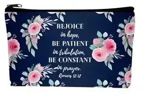Multifunctional Bible Verse Bag - Romans 12:12